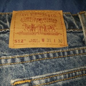 Womans 512 Levi's jeans size 31/30